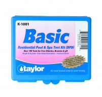 chlorine test kit and ph tester, k-1001 Taylor Basic for residential pools and spas